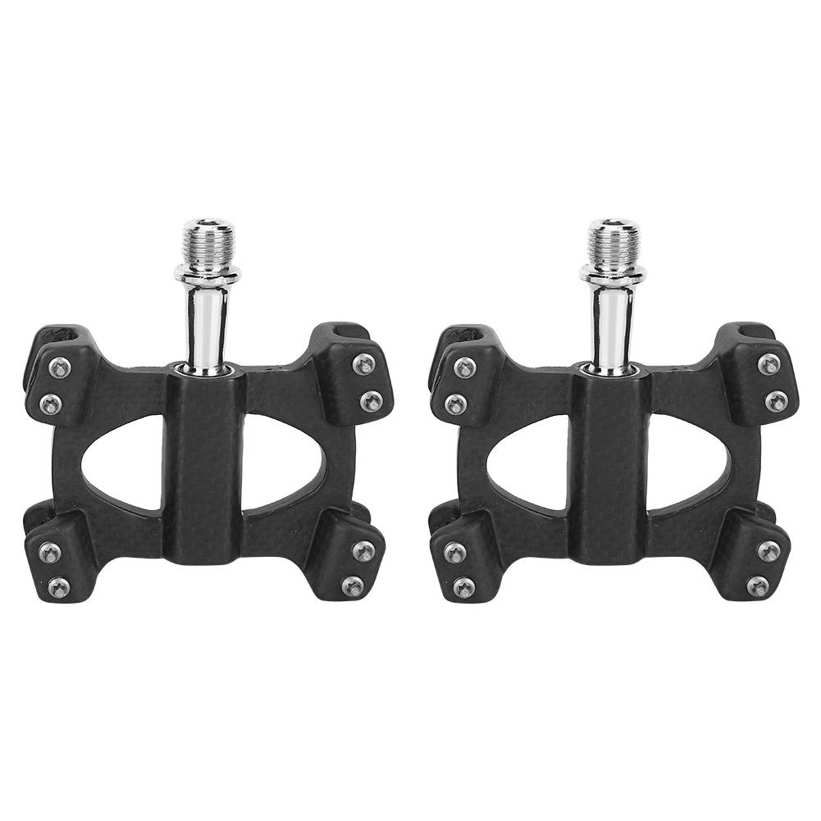 Cycling Accessory 1 Pair of Carbon Fiber Mountain Bike Bearing Pedal Road Folding Bicycle