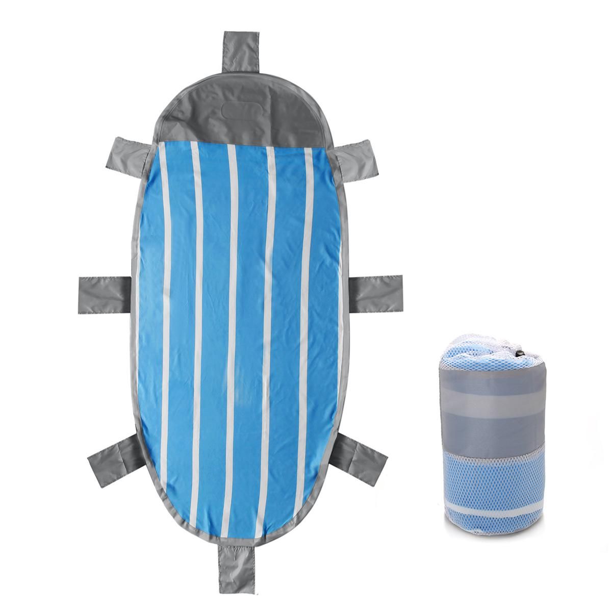 Useful Outdoor Mat Beach With Inflatable Pillow Camping Picnic Foldable Cushion Bed Pad