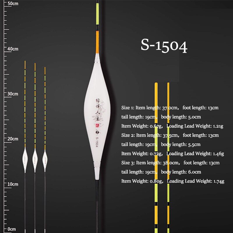 3pcs/lot Composite Nano Fishing Floats Fresh Water Buoy Shallow Water Fishing Floats Bobber Carp Fishing Tools Tackle Accessorie
