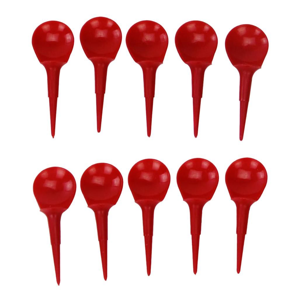 2x 10x Golf Reducing Ball Unbreakable Tee Holder for Golfer Club Red
