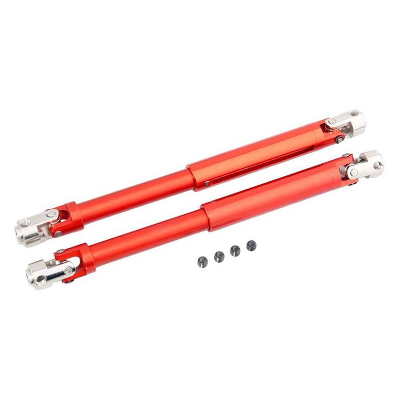【BestGO】2PCS 1:10 for RGT 86100 Metal Drive Shaft Front/Rear Axle Universal Joint Transmission Shafts RC Cars UpgraParts