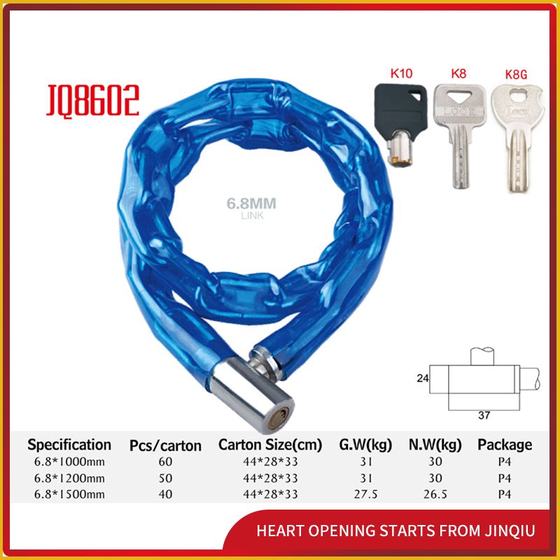 Bicycle Chain Lock - Blue