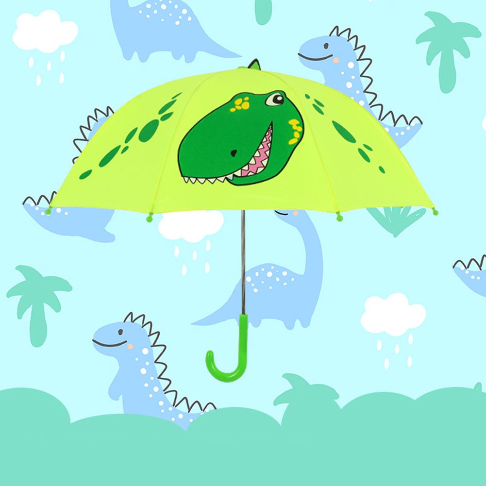 Outdoor Cute Cartoon Umbrella Non-slip Handle 8 Bones Princess Umbrella For Children Boys Girls