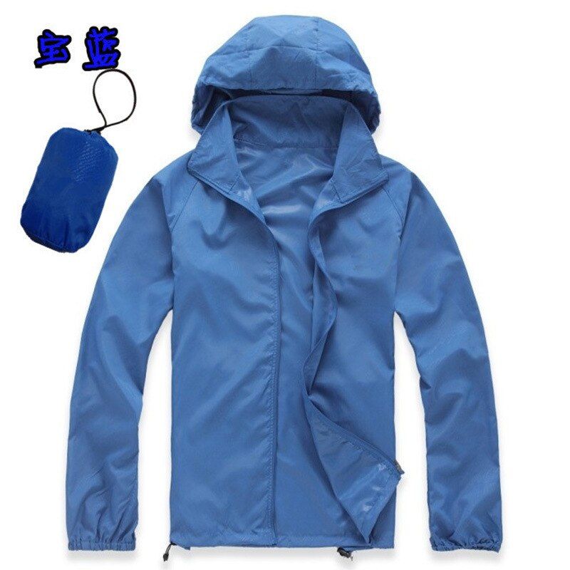 Outdoor Sport Jacket Windbreaker Waterproof Anti-UV Sun Protection Movement Coat Quick-dry Men Women Ultra-thin Hiking Jackets