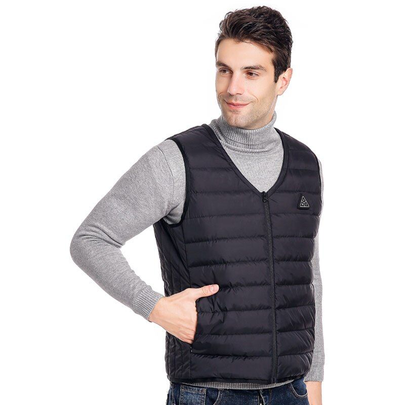MAIJION Winter Warm Hiking Jackets Men Women Smart Thermostat Hooded Heated Clothing Waterproof Skiing Climbing Fleece Coat
