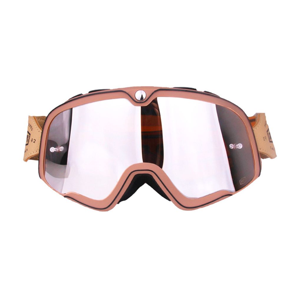 Yfashion Retro Cycling  oggles For Outdoor Off-road Mtb Motorcycle Safety Sunglasses Helmet Visor frame