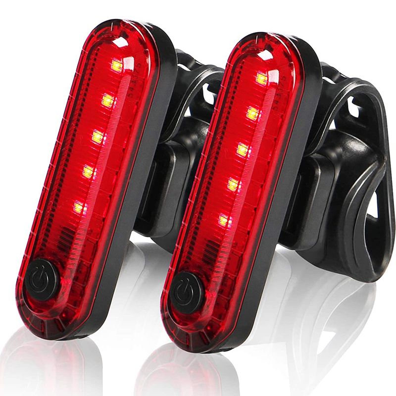 LED Rear Bike Lights, USB Rechargeable Bike Tail Lights(2 Pack), Ultra Bright, Cycling Safety,Cycling Equipment