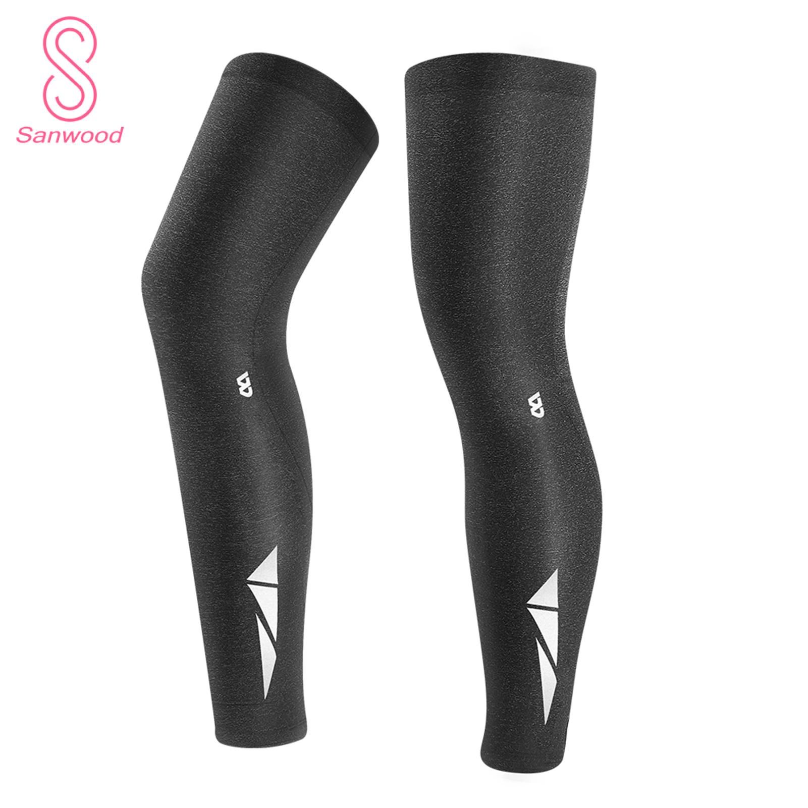 Long Knee Sleeve Anti-slip Strip High Elasticity Leg Brace Sleeve