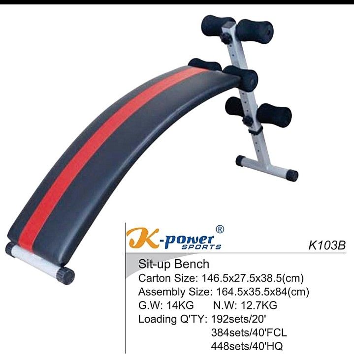 K-Power Sit Up Bench K103B