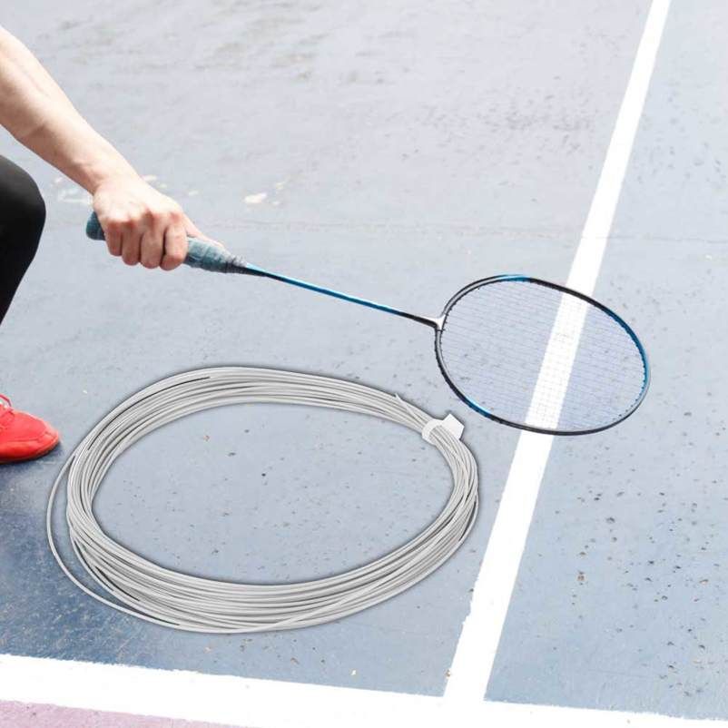 Racket String 2 pcs Durable 10m High Flexibility Badminton Line Training Racquet Lines