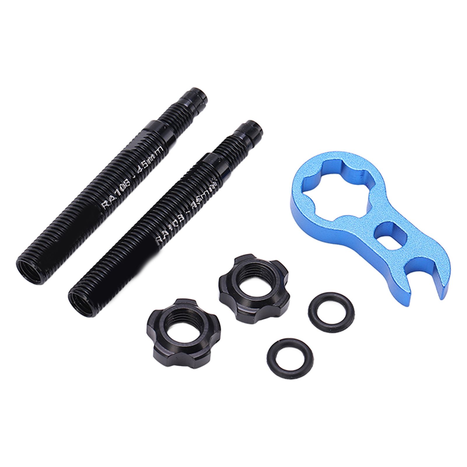 Integrated Inner Tubes Valve Extender High Strength Aluminum Alloy Anodic Oxidation Antislip Hardness for Cycling