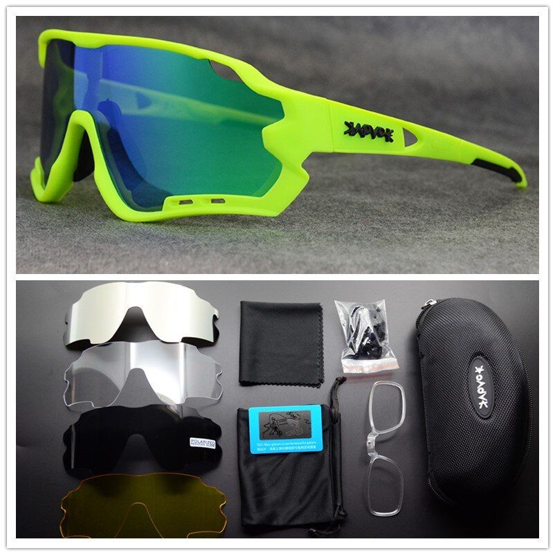 Cycling Glasses Polarized TR90 5 Lens Outdoor Sport Glasses Mtb Road Bike Glasses Cycling Eyewear UV400 Cycling Sunglasses