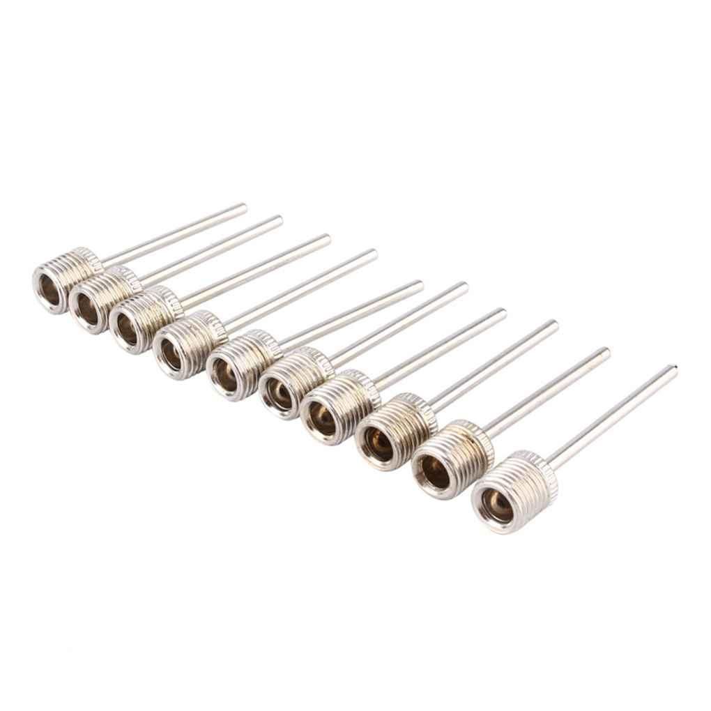 10 PCS Sports Inflating Needle Pin Nozzle Football Basketball Soccer Ball Air Pump