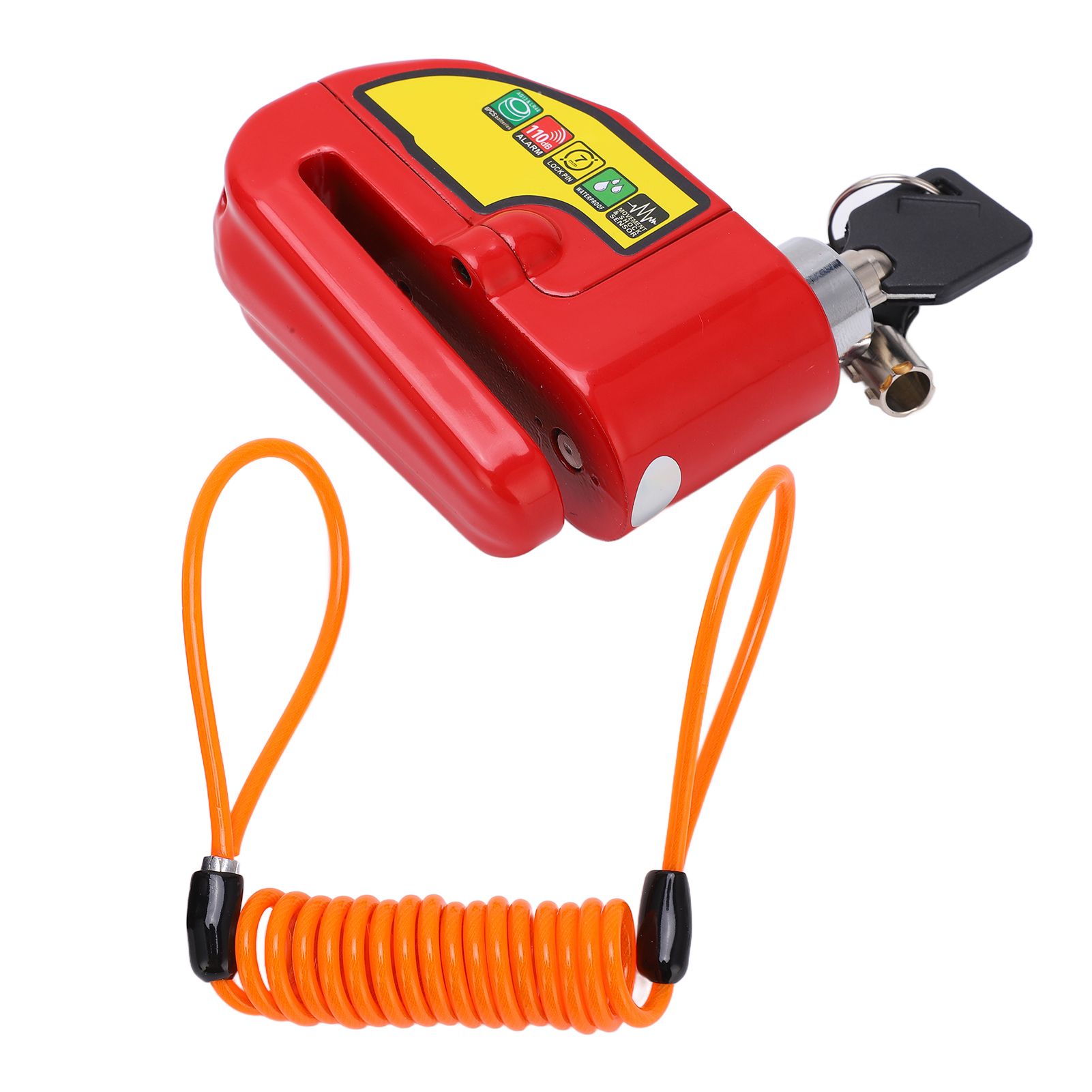 Disc Brake Lock Security Alarm Waterproof Anti-Theft for Bike Motorcycle