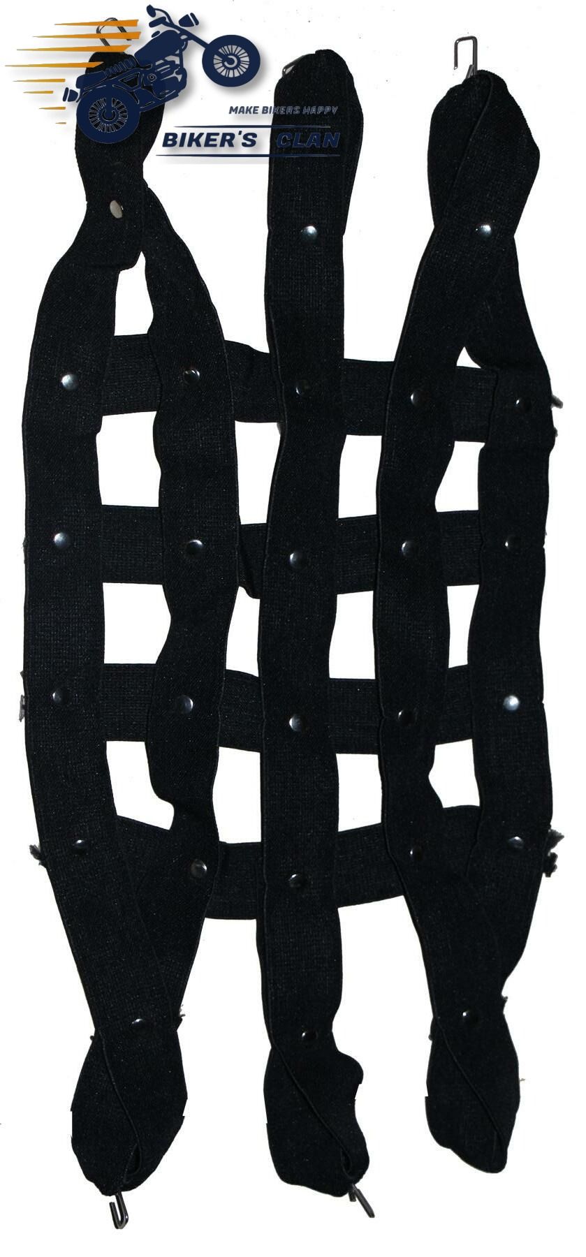 Motorcycle Back Seat Net Cover- Bike Net Helmet Holder