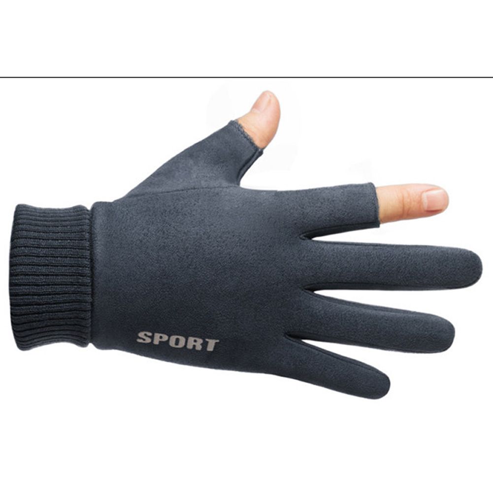 Man Winter loves hicken Suede Split Finger ouchscreen Non-slip Outdoor Cycling Skiing Warm tten