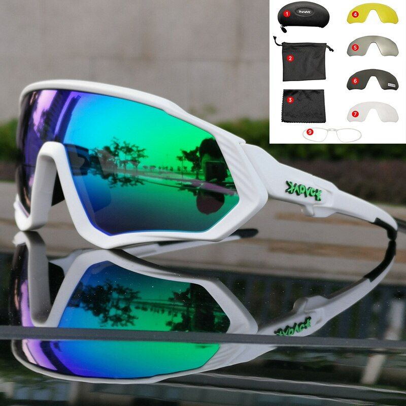 5 Lens Bike Glasses MTB Sports Sunglasses Polarized Cycling Glasses Multi Frame Photochromic Lens Are Available