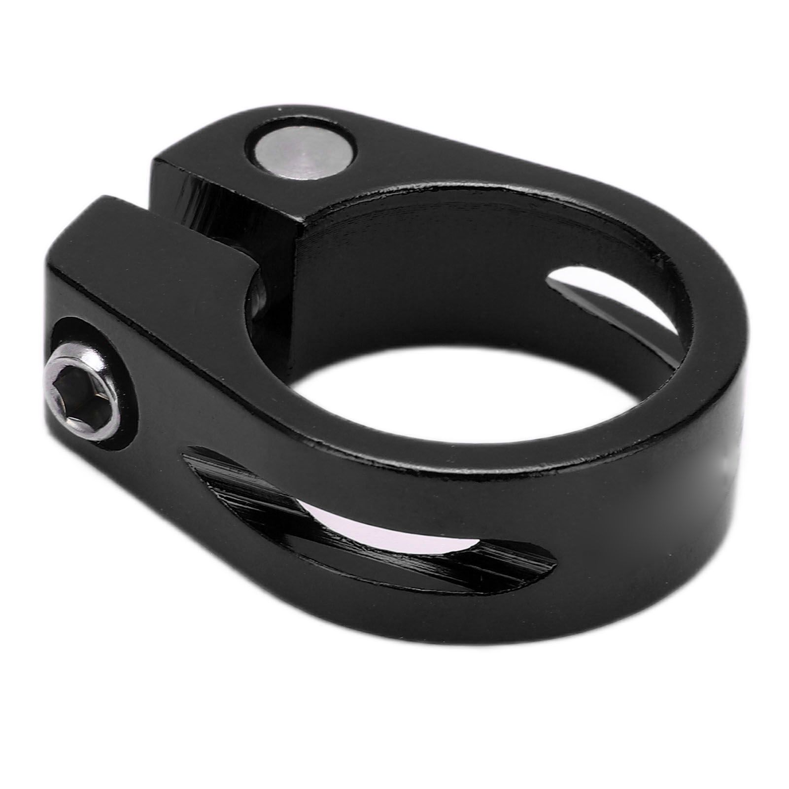 Bicycle Seat Tube Clamp 28.6mm Bike Post Aluminum Alloy Locking Holder Clip for Mountain