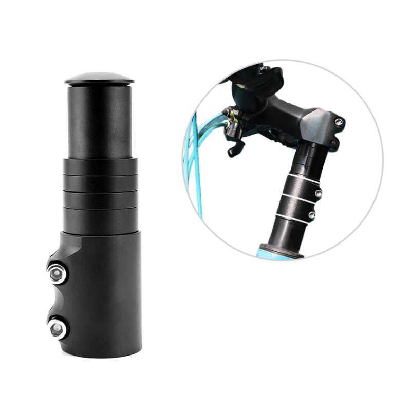 Bicycle Fork Stem Extender Handlebar Riser Increased MTB Bike Fork Stem Rise Up Extension Adapter Bicycle Parts Accessor