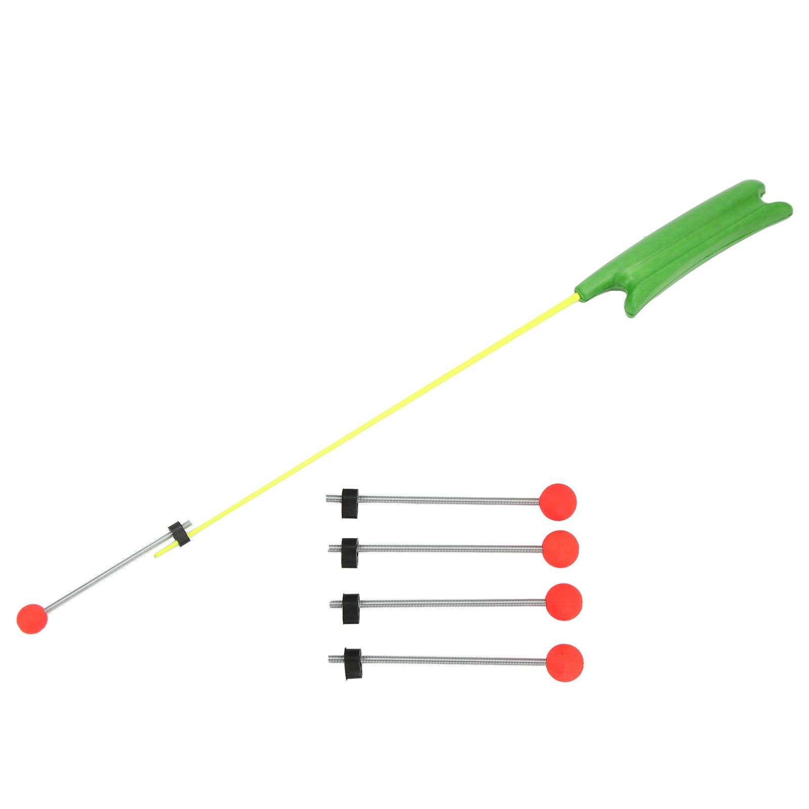 Sala Meng Mini Ultra Short Ice Fishing Rod 43cm EVA Solid Winter Pole for Outdoor Rivers Lakes Oceans