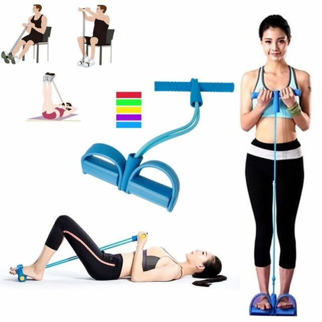 4 RABBER ? FOOT EXPANDER ,MULTIFUNCTION, HEAVY DUTY body trimmer