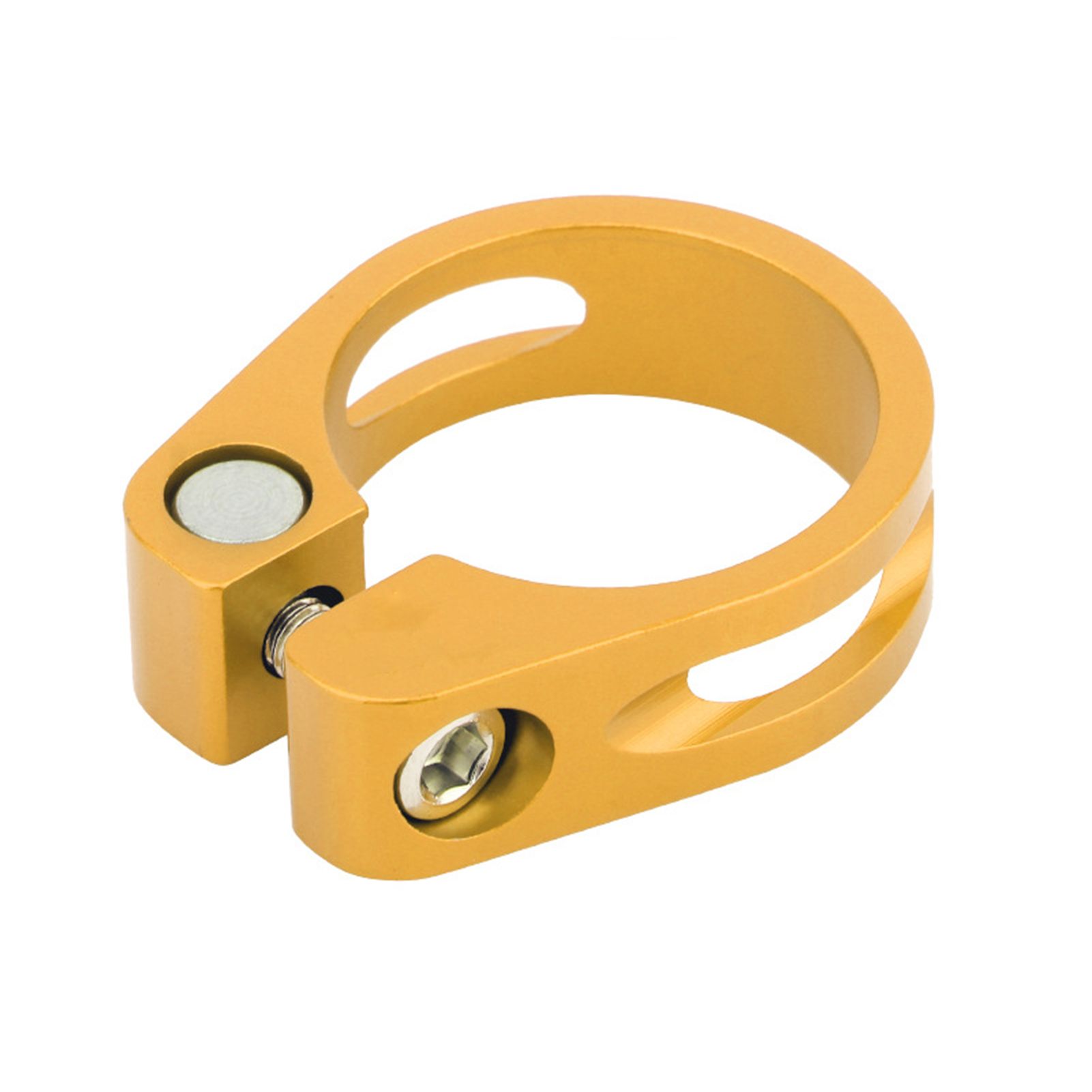 Bike Seatpost Clamp Anti-scratch Sturdiness Alloy Bike Seat Clamp