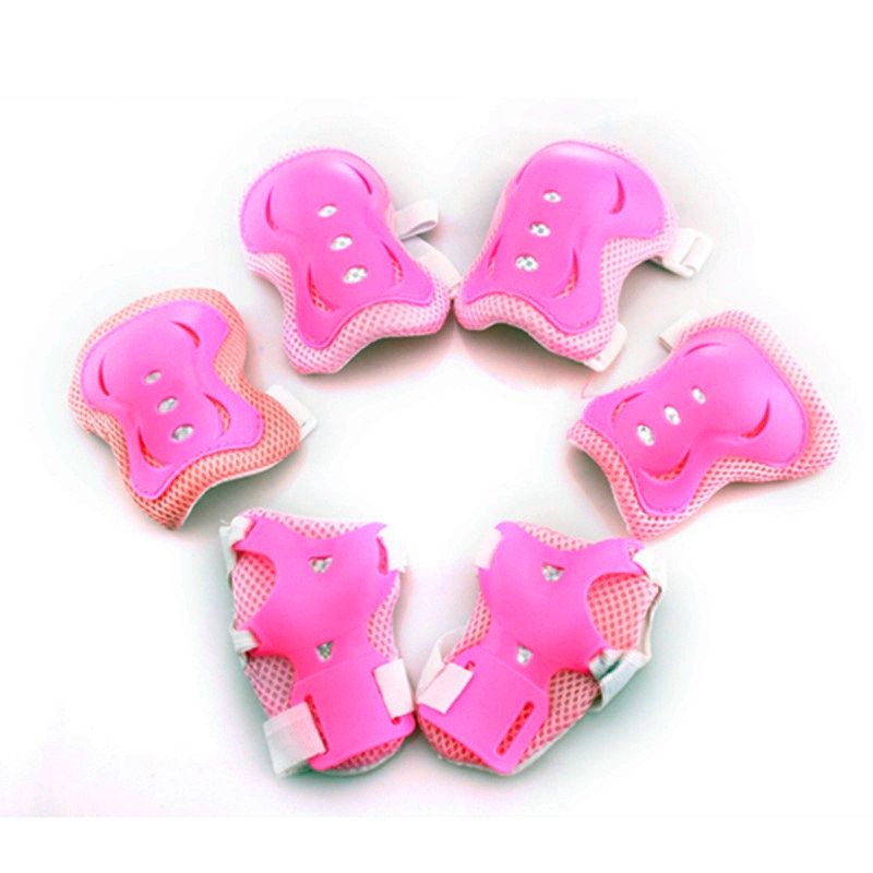 6 Pieces Kids Outdoor Sports Protective ear Knee Pads Elbow Pads Wrist uards Roller Skating Safety Protection