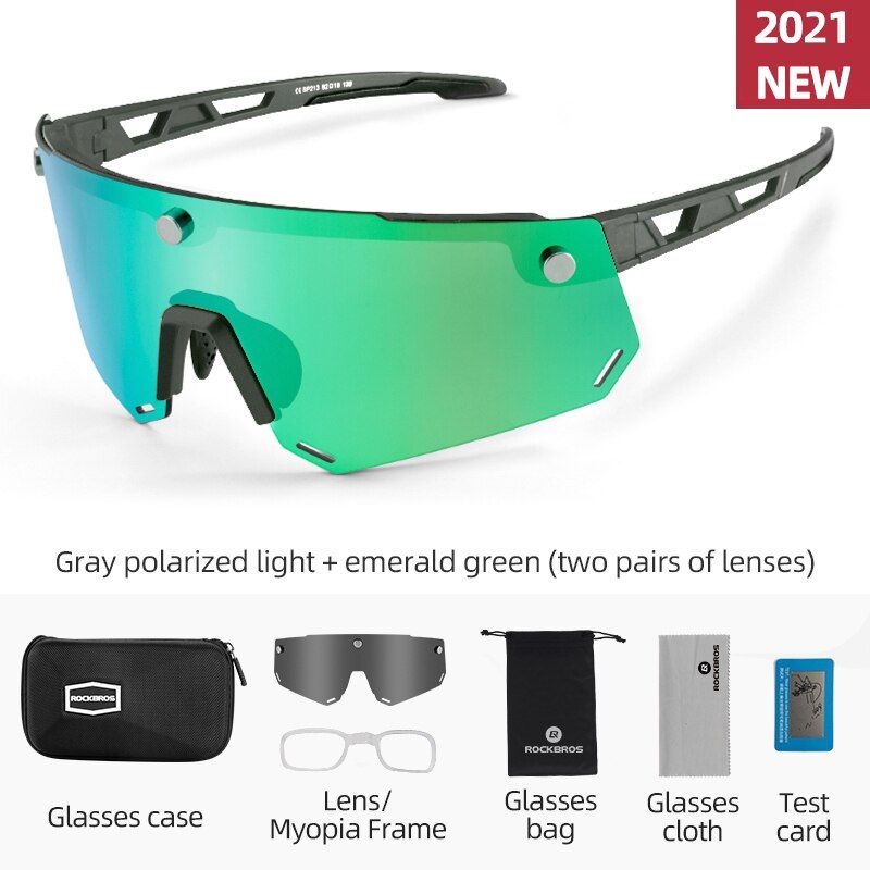 ROCKBROS Cycling Glasses MTB Road Bike Polarized Sunglasses UV400 Protection Ultra-light UniBicycle Eyewear Sport Equipment