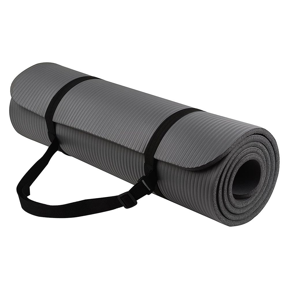 Daily essentials about 10mm (2/5 inch) ultra-thick high-density tear-resistant sports yoga mat