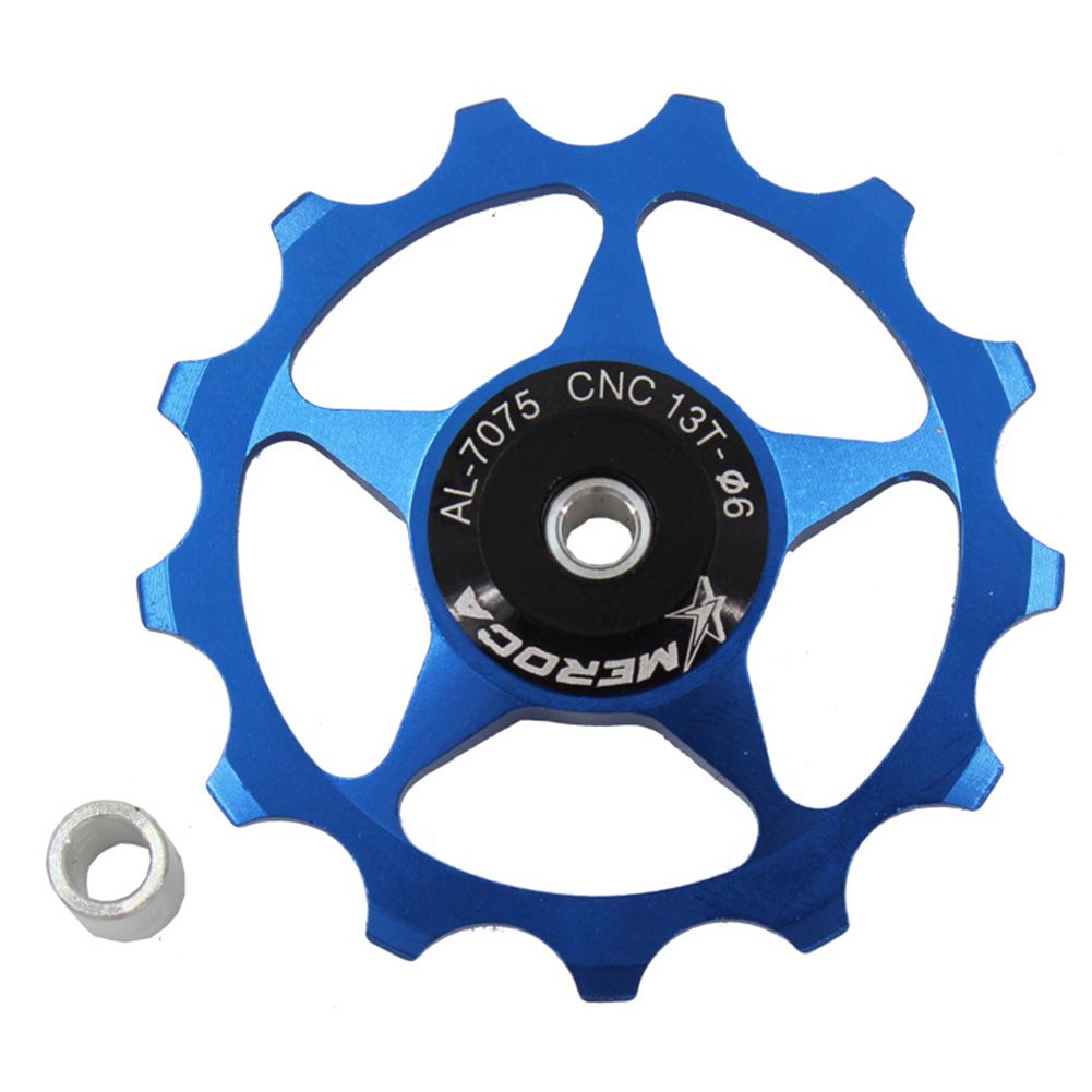 11T/13T Aluminum Alltoy MTB Mountain Bike ycle Rear Derailleur Pulley  Wheel Road Bike uide Roller For 7/8/9/10 Speed