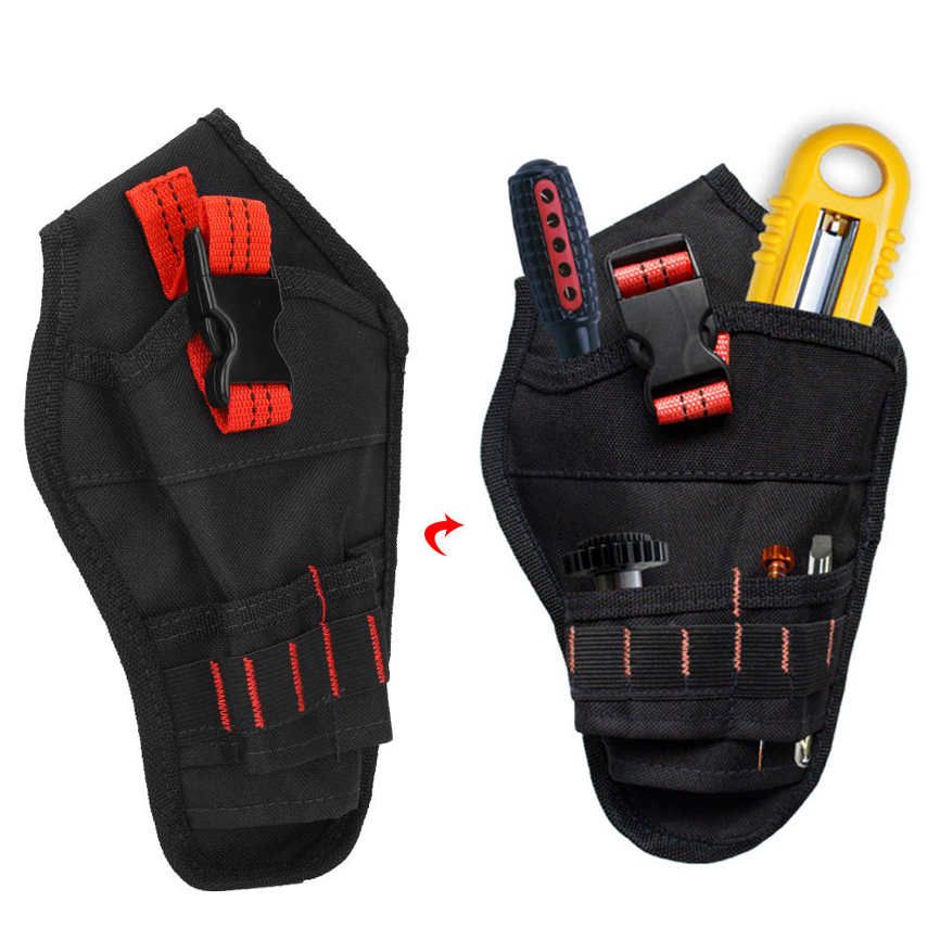 Drill Case Portable Oxford Cloth Mini Waist Bag Drills Holder Storage Pouch for Electric Tool