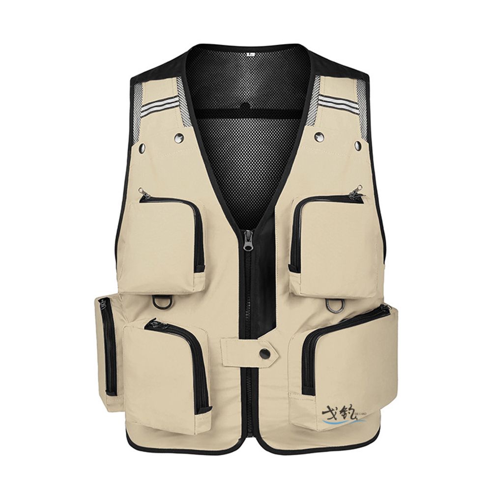 Yfashion Outdoor Fishing Vest Multi-pocket Fishing Vest graphy Waistcoat