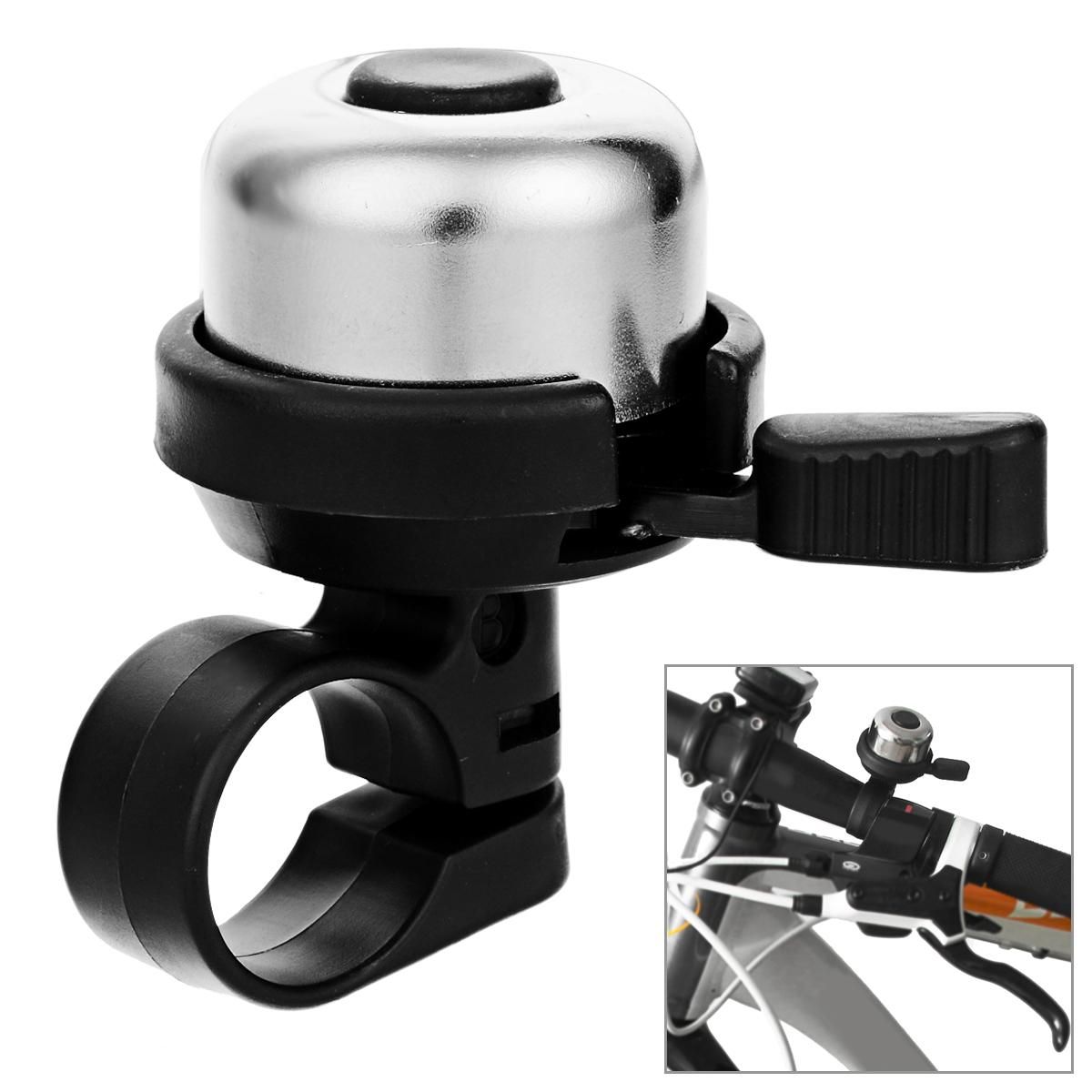 CTSmart Bike Bicycle Ultra-Loud Safety Warning Bell - Black + Silver