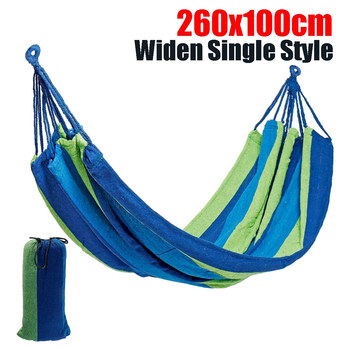 Enrich your life 1/2 Person Outdoor Travel Camping Rope Hanging Hammock Swing Bed Hiking Sleep