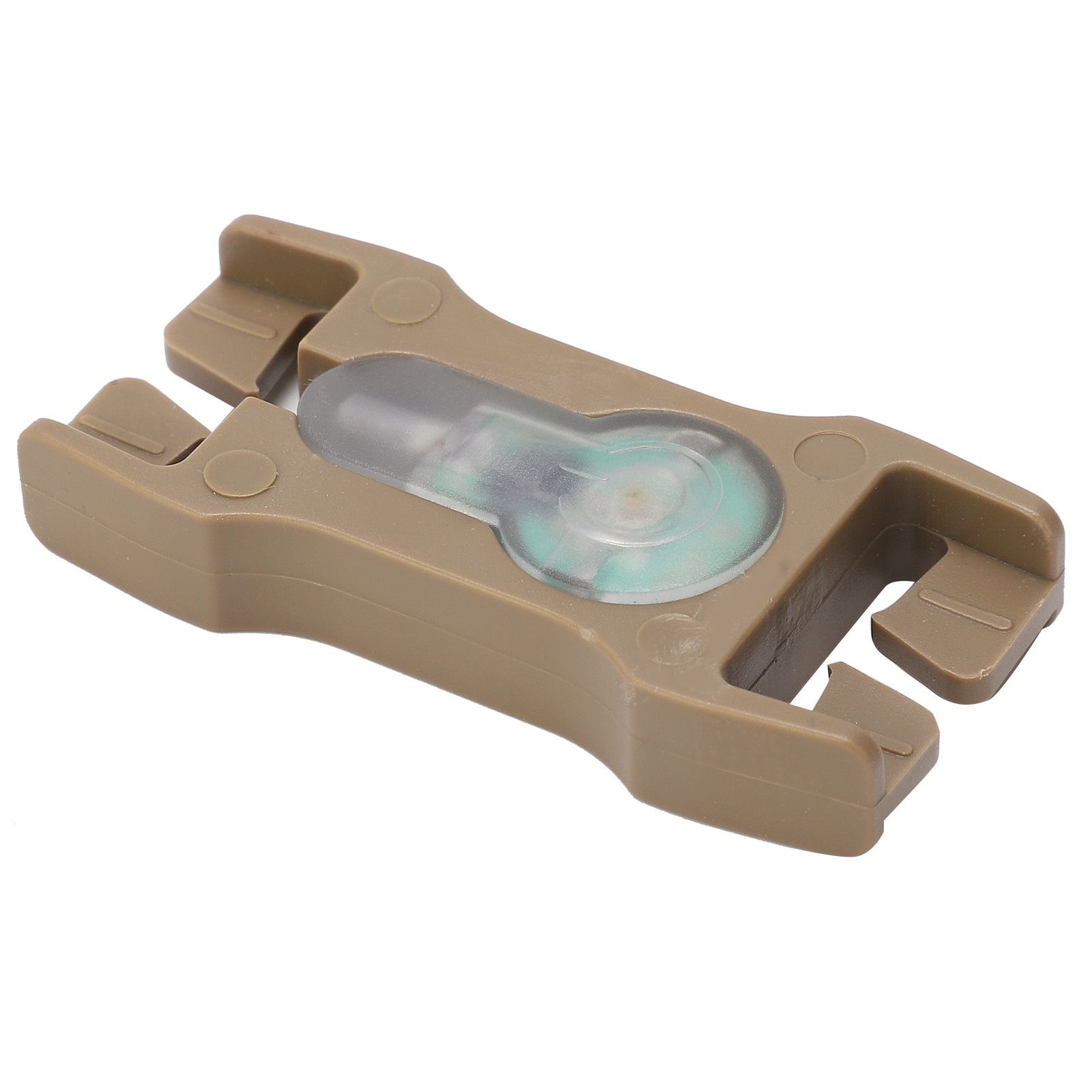 Outdoor Mini Signal Lamp Nylon Flashing Patterns Colorfast Constant Lighting IPX8 Waterproof Survival for 2.5cm Width Strap