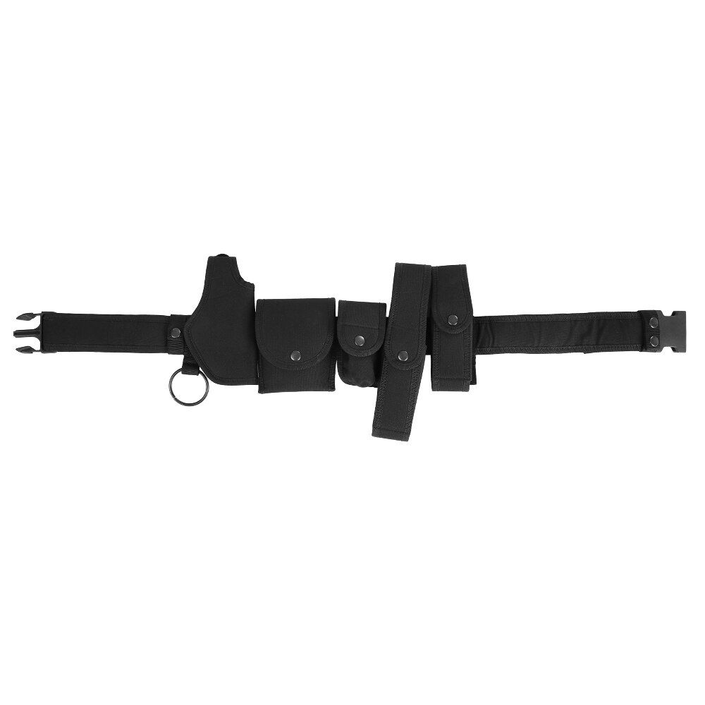 Lixada Outdoor Tactical Belt Law Enforcement Modular Security Military Duty Utility Belt Tactical Belt with Pouches Holster Gear