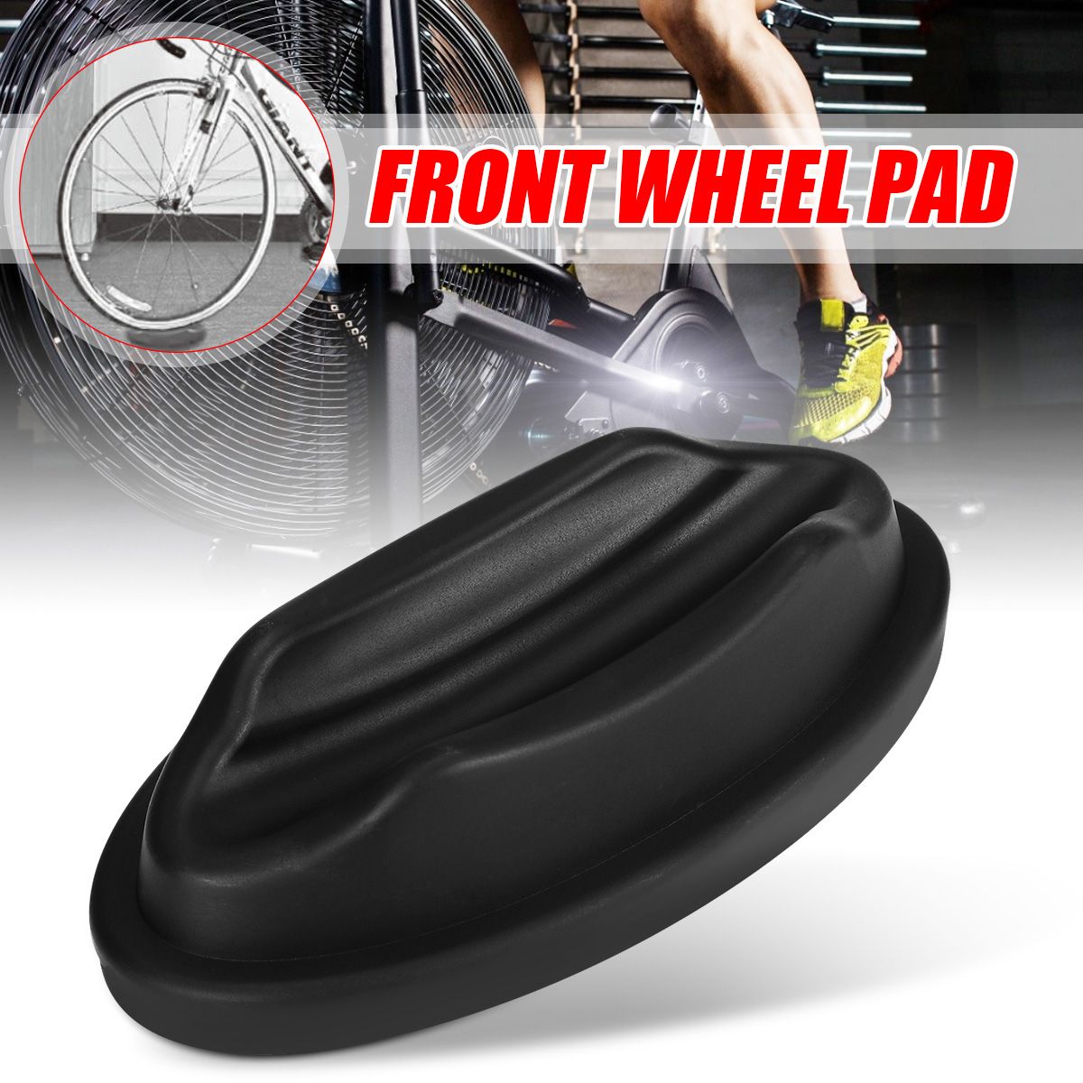 Sports life Durable Bicycle Bike Front Wheel Pad Support Riser Block Indoor Cycling Trainer