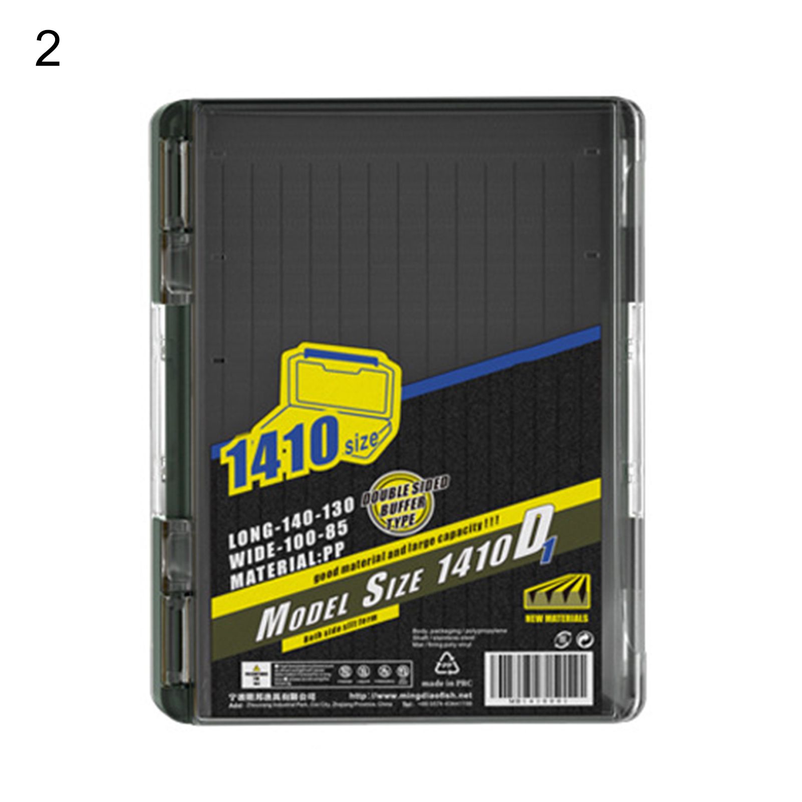 Fishing Lure Box Sponge Design Fishing Tkle Box With Lock Buckle