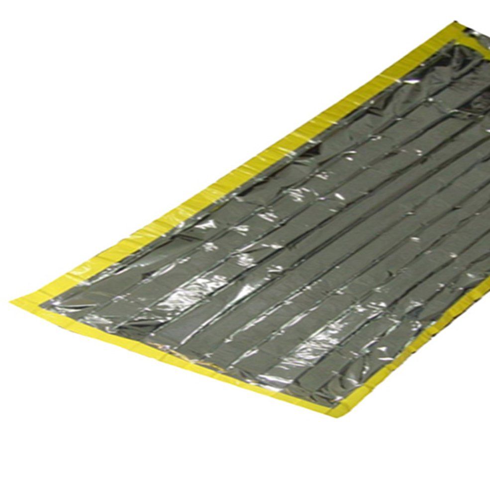 HA Aluminum Foil Coating Emergency Survival Rescue Blanket First Aid Blanket-silver(null)