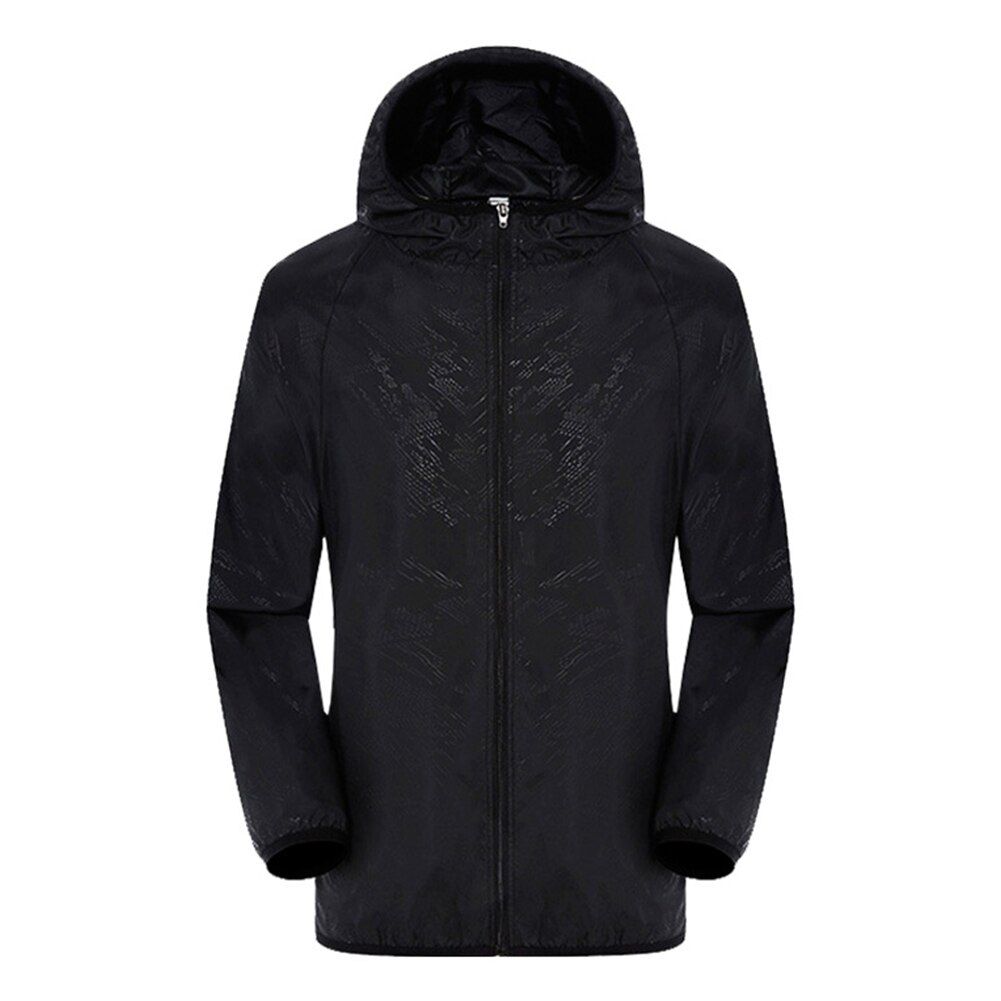Men Women Hiking Jacket Waterproof Quick Dry Camping  Clothes Sun-Protective Outdoor Srts Coats Anti UV Windbreaker