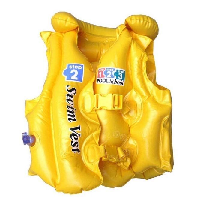 Inflatable Life Jacket for Kids - Yellow