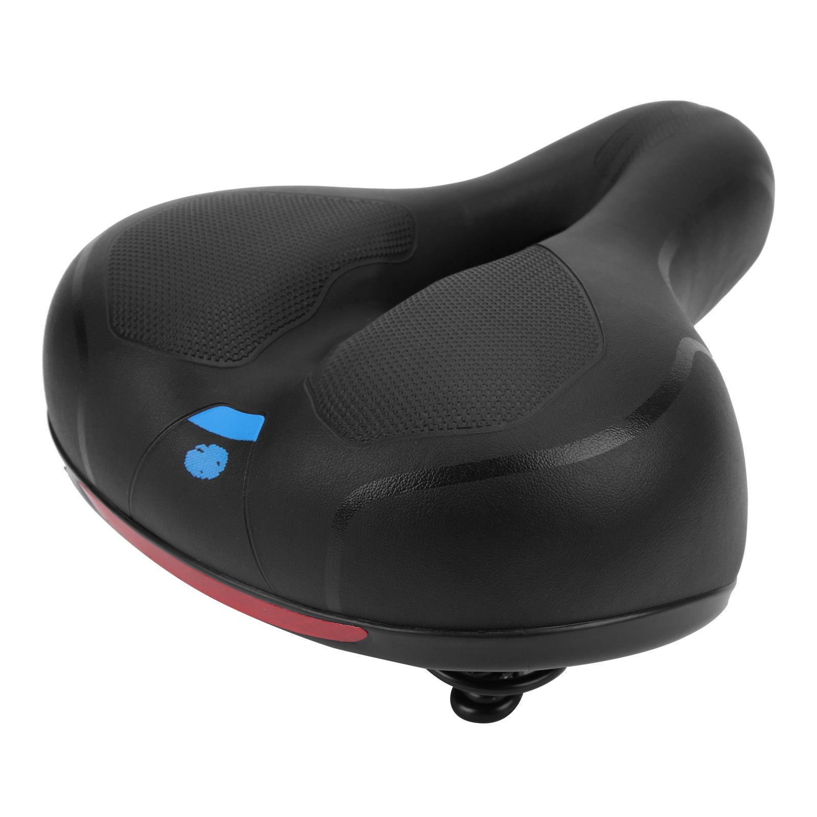 Comfortable Bike Saddle Artificial Leather Hollow‑Carved Spring Tool