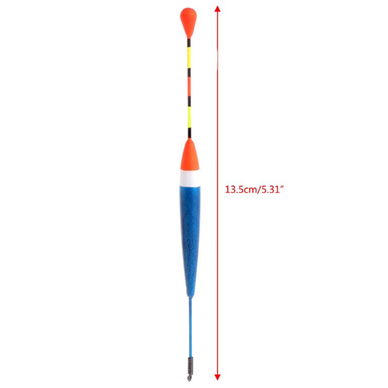 10Pcs/Set Carp Fishing Floats Set Buoy Bobber Stick for Fish Tackle Vertical No.10 0.6G