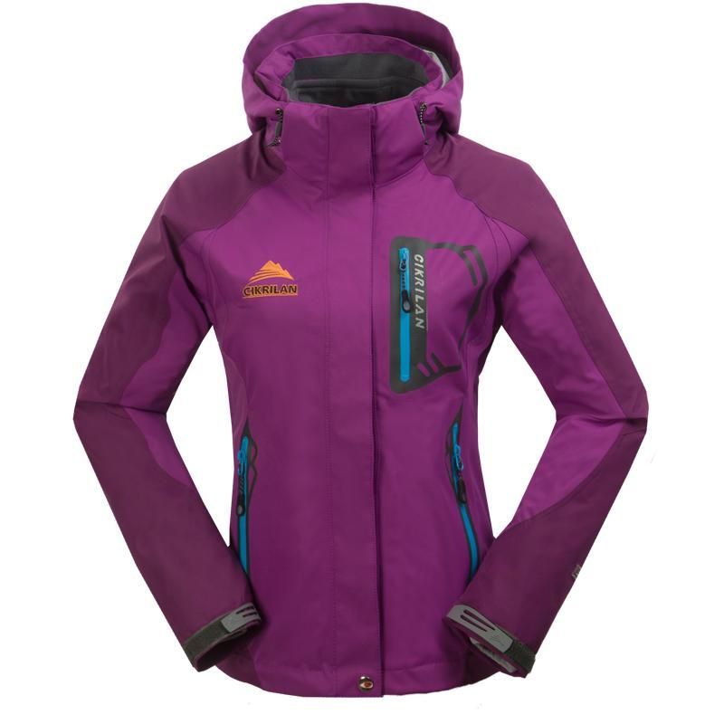 Winter 2in1 Womens Windbreaker Sport Coats Hiking Camping Outdoor Jacket Women Water Resistant Climbing Fishing Skiing Jackets