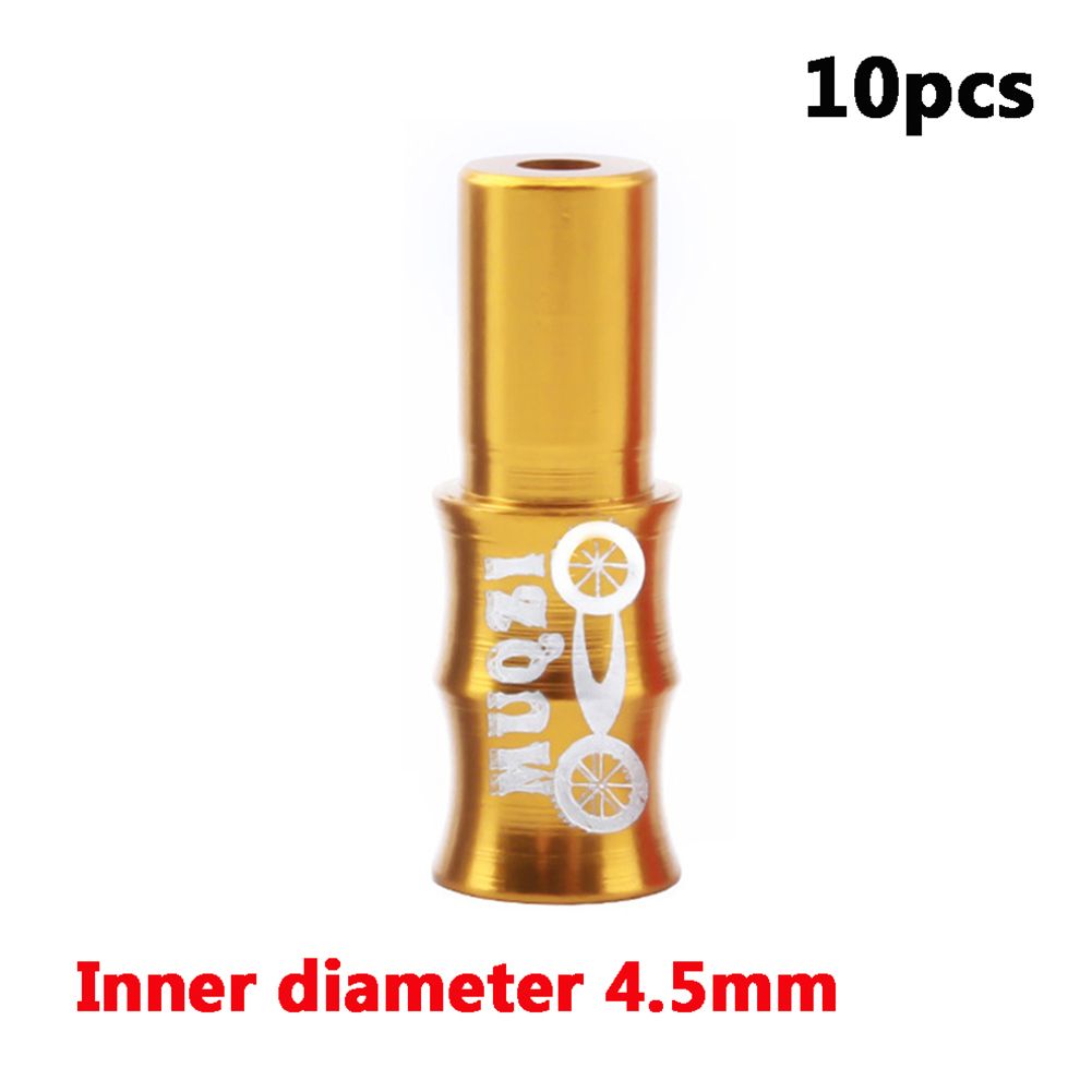 10pcs cycle Brake Cable  Cap Aluminum Alloycable Pipe Cap For Mtb Road Bike Fixie ear