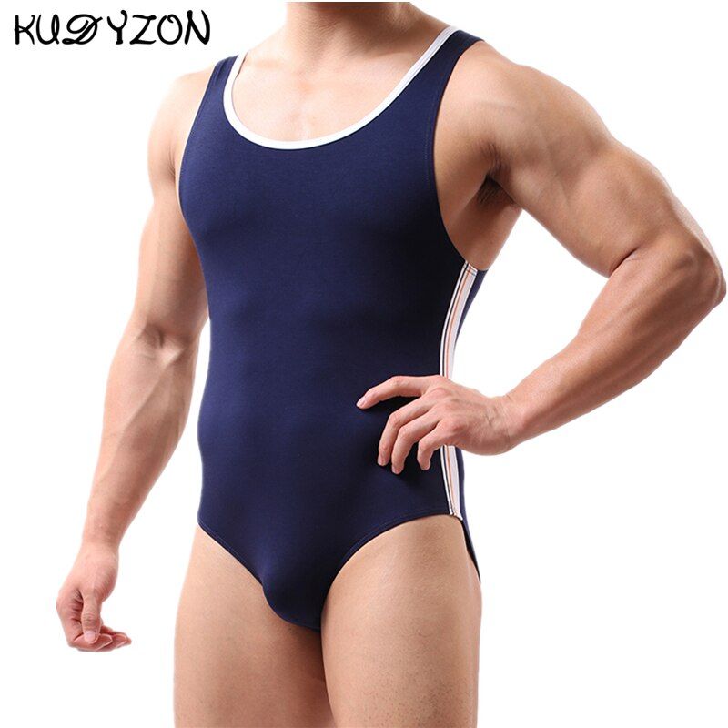 Modal Mens Bodysuits Shorts Srts Gym Undershirts Fitness Bodybuilding Wrestling Singlet Jumpsuits y Teddies Underwear