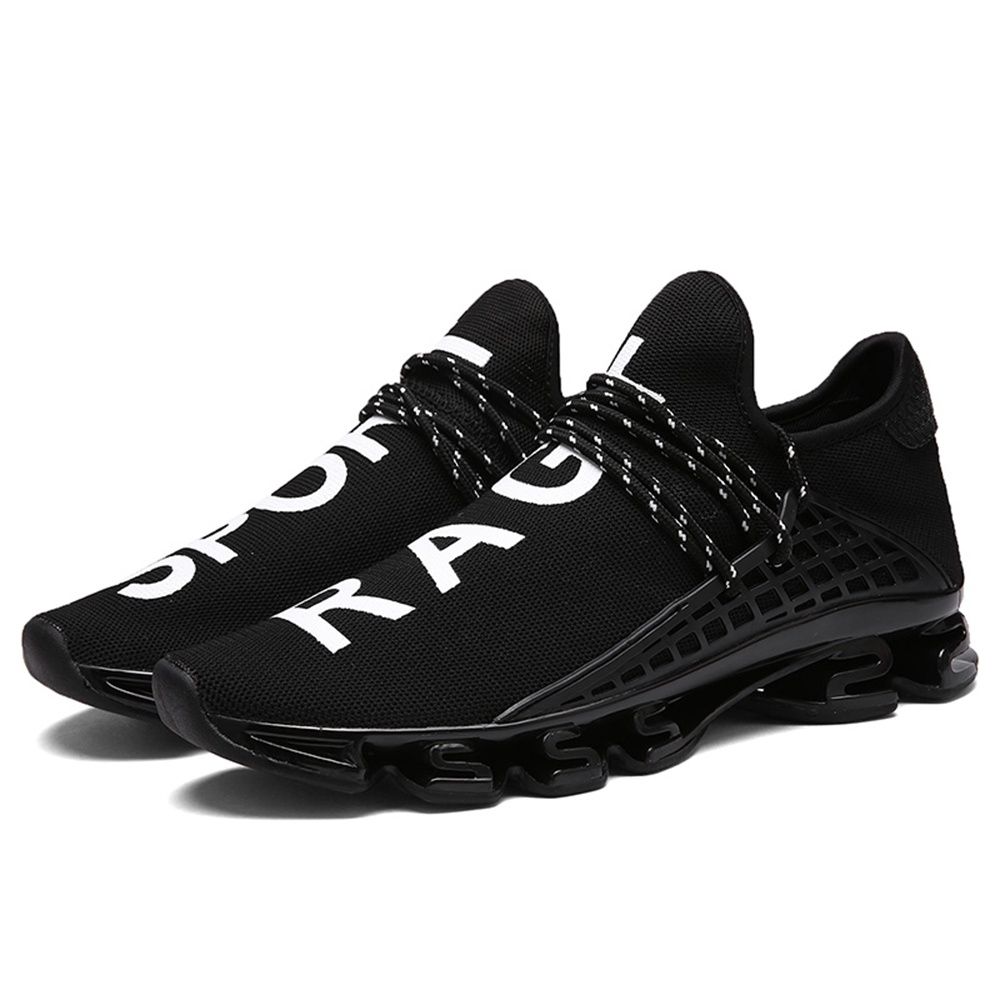 Fashion Casual Sports Shoes Breathable Comfortable High Elastic Shoes Personalized Letters for Lovers