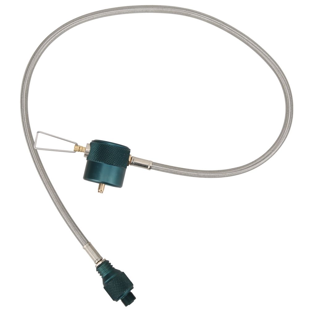 New 1L Gas Tank Transfer Hose Connector Conversion Head Adapter for Camping