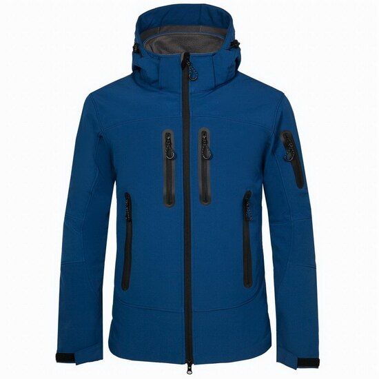 LoClimb Men's Spring/Autumn Softshell Jacket Men Outdoor Sports Hooded Coat Windbreaker Waterproof Hiking Jackets AM349