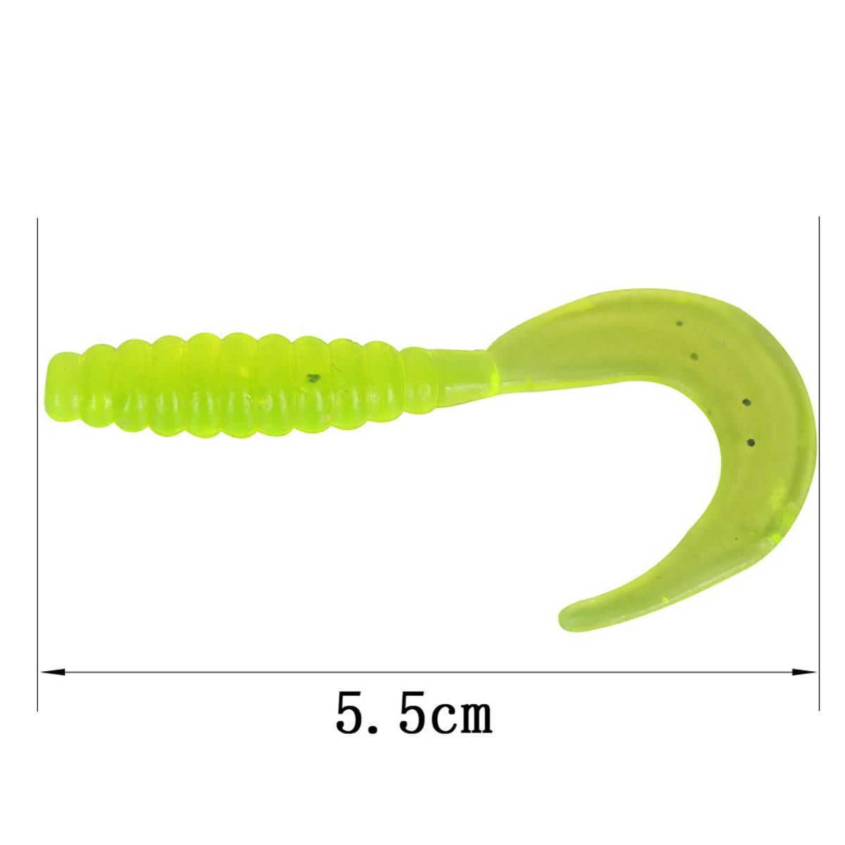 5 s Fishing Bait 5.5cm~7cm Lure Artificial Rubber Worm Wobblers Fishing ackle Supplies